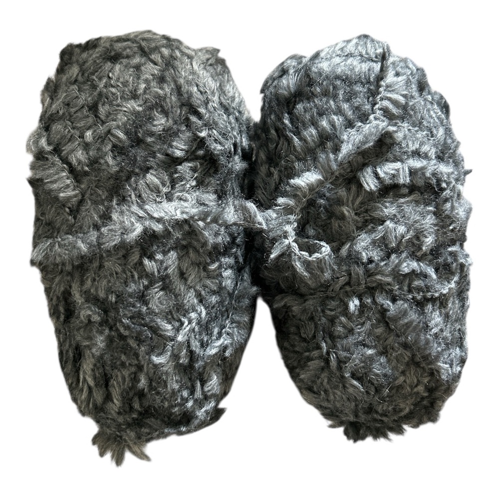 Bernat soft Boucle yarn gray